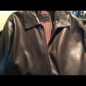 Men’s leather jacket 2X